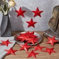 thumbnail image 4 of 30PCS 2.4" Red Metal Star Decor Barn Star with Hole Iron Vintage Wall Arts Hanging Wall Decors, 4 of 9