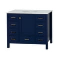 thumbnail image 2 of Horizon 42" Bathroom Vanity with Royal Blue Cabinet and Engineered White Top, 2 of 6
