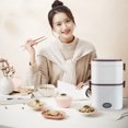 thumbnail image 1 of Danhjin Electric Lunch Boxes Hot Household Stainless Steel Lunch Box 1.8L Display Function Car Insulation Plug In Lunch Box Kitchen Appliances, 1 of 6
