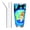 Straw Three-piece Set, variant on Zofaai Bluey Pattern 20OZ Car Cup, Stainless Steel Vacuum Insulated Water Cup with Lid and Straw, Suitable for Sports and Outdoor-Straw Two-piece Set
