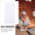 thumbnail image 5 of FONDOTIN 100Pcs White Paper Cash Envelopes Strong Tear Resistant for Receipts and Business Use, 5 of 5