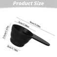 thumbnail image 4 of Measuring Scoop, Measuring Cups, Coffee Scoops, Measuring Scoops for Canisters Tablespoon Measure Spoon, Durable Reusable Short Handled Cooking Measuring Scoop, 1Pc, Scale Design(Black,3.5x2"), 4 of 8