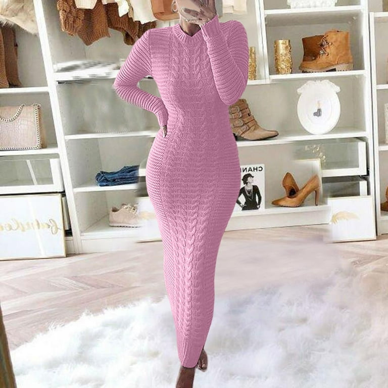 Slimming 2025 sweater dress