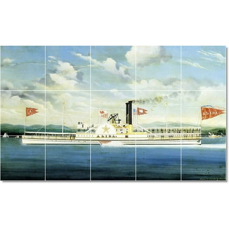 Ceramic Tile Mural James Bard Ships Tile Mural House Remodel Decor