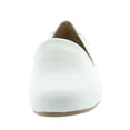 thumbnail image 3 of Naturalizer Womens Kit Faux Leather Slip On Loafers White 11 Wide (C,D,W), 3 of 3