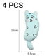 thumbnail image 2 of 4 piezas de juguete de hierba gatera para interiores, juguete de ratón para gatos, juguete para masticar molares para gatos, juguete de peluche, 2 of 5