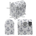 thumbnail image 4 of Anchor Stand Mixer Cover, Hand Drawn Style Anchors Sailing Cruise Trip Theme Summer Vacation Sketch Art, Kitchen Appliance Organizer Bag Cover with Pockets, 5 Quarts, Dark Blue White, by Ambesonne, 4 of 4