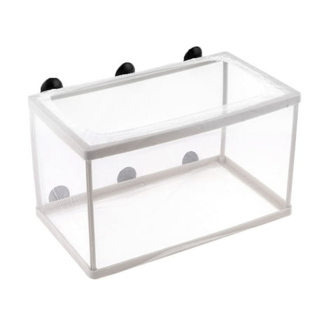 - Fish Tank Breeding Breeder /Fry/ Net Box Hatchery w Suction Cup
