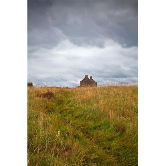 Un Vieux Chalet Désert à Rosses Point Comté Sligo Ireland Poster Print&44; 36 x 12