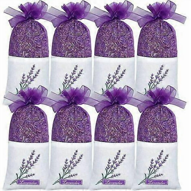 Sachets De Lavande, Sachets De Lavande Sche 8 Pack Pour Placards, Tiroirs, Sacs De Sport, Voitures, Armoires Linge, Armoires