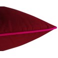 thumbnail image 3 of S4Sassy Leaf Embroidered Cotton Pillow Cover Square Maroon Pillow Case Bed Sofa Cushion Cover-14 x 14 Inches, 3 of 7
