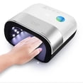 thumbnail image 1 of Lámpara LED UV para uñas profesional, secador LED/máquina de luz de curado de esmalte de uñas de gel UV, con sensor automático y pantalla LCD para el hogar y el salón, 1 of 4