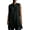 Black, variant on Women's Solid Color Henley Neck Sleeveless Longline Cotton Linen Top, Loose Fit with Half Button Placket, Casual Summer Daily Wear for Beach or Home, Breathable and Lightweight Wine S