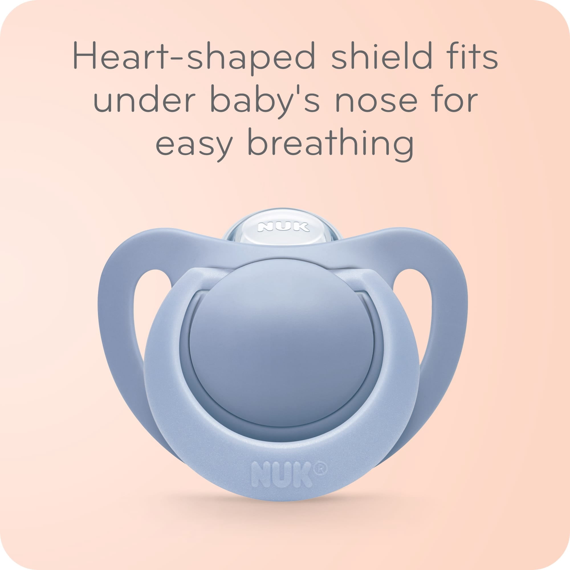 NUK Newborn Orthodontic Pacifiers, Girl, 0-2 Months, 2-Pack