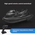 thumbnail image 2 of Barco de control remoto de 2,4 g de alta velocidad RC Jet Ski Mini barco eléctrico a motor para niños Juego de agua de verano con doble motor ideal como regalo, 2 of 5