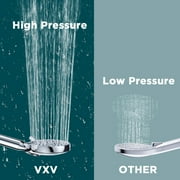VXV Filtered Shower Head, 9 Modes High Pressure Shower Head with Handheld, with 71 Shower Hose & Adjustable Bracket Filter Shower Head, Remove Chlorine & Hard Water, Chrome