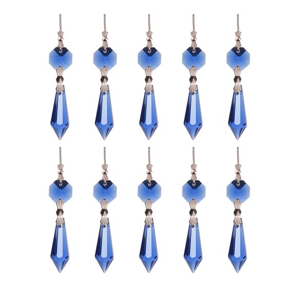 10pcs Icicle Crystal Chandelier Drop Beads,  for Chandeliers, Curtain, Wedding Decoration