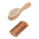 thumbnail image 5 of Cepillo para el Cabello de Bebé, Cepillo para Bebés de Madera de Madera de Madera Cerdas de Cabra Doble Peine Considerado Para Regalos, 5 of 7