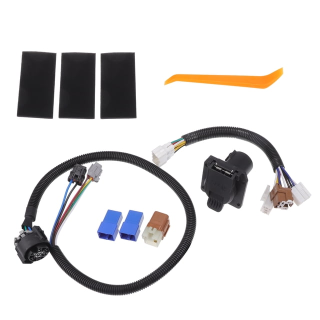 Arnés de cableado para remolque de vehículos Unique Bargains con arnés de relé incluido para Nissan Frontier 2005-2022 Negro 1 juego