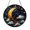 Acrylic 3.5 Inch, variant on Night Sky Celestial Stained Glass Suncatcher Window Hanging, Crescent Moon and Starry Cosmic Design