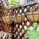 thumbnail image 4 of Xihbxyly Forro de Cesta de Fibra Natural, Tapete Colgante para Plantas de Jardín, Forma Semicircular, Retención de Agua, Decoración para Balcones Exteriores, Barandilla de Pared Interior, Paquete de, 4 of 6