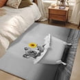 thumbnail image 5 of Funny Koala Area Rugs Collection 3'x5', Cute Art Vintage Lovely Animals on Bathtub Non Slip Indoor Rectangle Throw Runner Rug Floor Mat Carpet for Living Room Dining Table Bedroom Nursery, 5 of 9