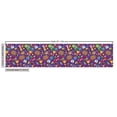 thumbnail image 3 of Ambesonne Carnival Fabric by the Yard Upholstery, Vibrant Brazilian Items, 1 Yard, Dark Violet Multicolor, 3 of 5