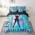 thumbnail image 2 of Erosebridal Cheerleader Bed in a Bag Twin size, Sport Player Bed Set, Teens Adult Reversible Bedding Twin Size, Lightweight Bedroom Decor, 7pcs, 2 of 4