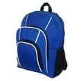 thumbnail image 2 of K-Cliffs Kids Backpack Student Bookbag 16" Rip-Stop Multi Pocket Travel Daypack School Bag - Royal Blue, 2 of 5
