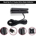 thumbnail image 3 of USB Magnetic Stripe 3-Track POS Credit Card Reader Swiper - Magstripe Swipe, 3 of 4