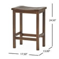 thumbnail image 7 of Homy Casa Outdoor Barstool Set of 2 – Perfect for Patio or Outdoor Bar, Brown, 7 of 7