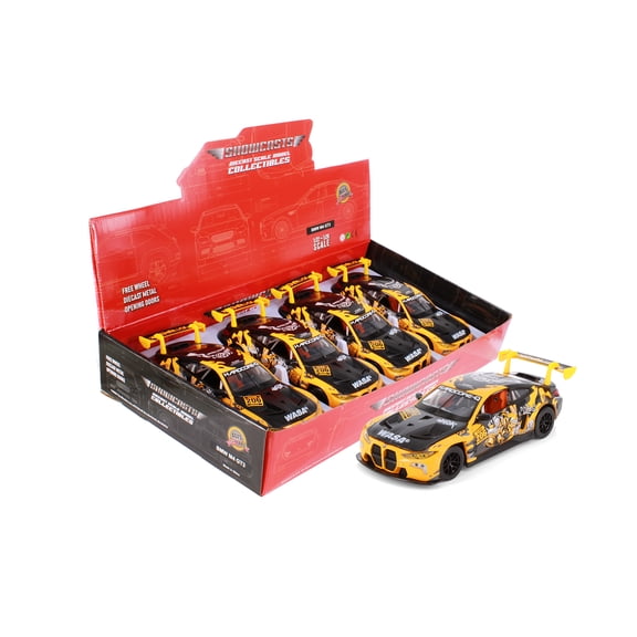 BMW M4 GT3 WASA Racing Livery, Yellow - Showcasts 68296D - 1/24 Scale Diecast Model Car