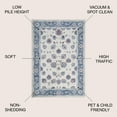 thumbnail image 3 of JONATHAN Y MODERN PERSIAN 5 x 8 Area Rug, Vintage Moroccan Traditional - Blue/Ivory/Red, MDP101C-5, 3 of 10
