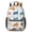 Multicolor Cat White, variant on Cute Cat Face Yellow Pattern 17" School Backpacks for Teens,Waterproof Oxford Fabric,S-Shape Padded Straps for School,Travel,Hiking,Camping