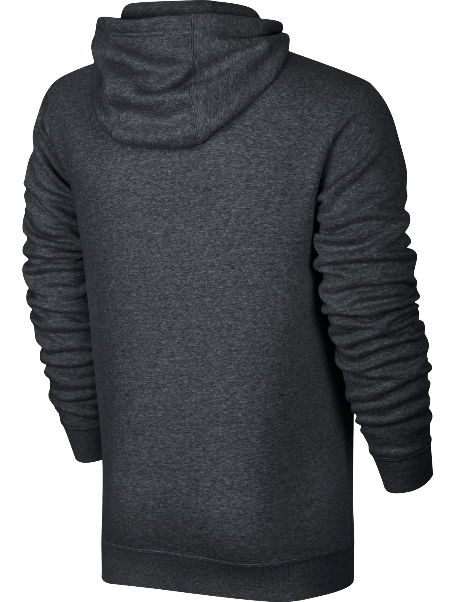 Nike Men's Sportswear Full Zip Club Hooded Sweatshirt Gray Size Medium - image 2 of 3