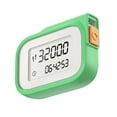 thumbnail image 2 of Klonfd 3D Pedometer For Walking Accurate Digital Step Counter With Removable Lanyard Fitness For Daily Activity Step & Sport Data 10 Step Smart Calibration Green, 2 of 6