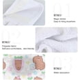 thumbnail image 5 of SKYSONIC 2 PCS Hanging Hand Towels,Capybaras Strawberries Flowers Hand Dry Towels for Kitchen & Bathroom,Hanging Towel Set with Hanging Loop, 12"x17", 5 of 6