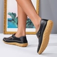 thumbnail image 4 of Dakaela Women's Casual Loafers Slip on Walking Flats Driving Work Moccasins Closed Toe Boat Sandals, 4 of 8