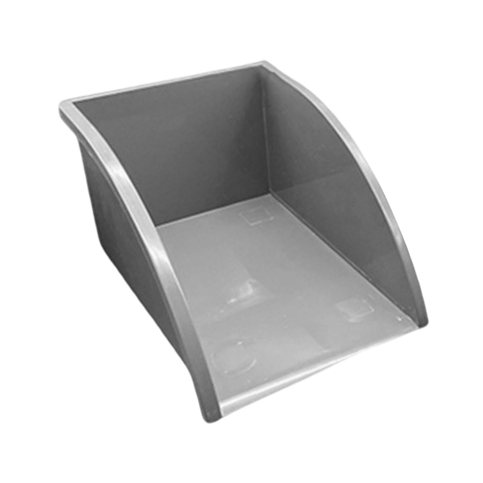 Gutter Downspout Extension Rainwater Collector Water Dustpan Gray PVC Material for Backyard Landscape Barrels