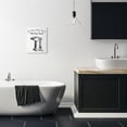 thumbnail image 2 of Stupell Home Décor Not that Hard Bathroom Funny Word Design Canvas Wall Art by the Saturday Evening Post, 2 of 6