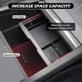 thumbnail image 5 of Center Console Organizer Tray For 2024 Accessories Cup Holder Insert Armrest Hidden Storage Box, 5 of 5
