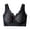 Black, variant on Yammkia High Impact Sports Bras for Women Women's No Underwire Sports Bra High Impact Plus Size with Adjustable Straps (White,M)