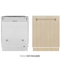 Zline Dwmtz-24-Cb 24" Wide 16 Place Setting Built-In Panel Ready Top Control Dishwasher -