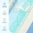 thumbnail image 6 of Aoodor 9FT Outdoor Patio Umbrella with 8 Steel Ribs and Push Button Tilt Crank, Green and Blue, 6 of 8