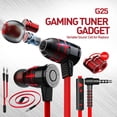 thumbnail image 1 of Plextone G25 3.5mm Wired In-Ear Bass Stereo Earphone Gaming Headset for PC Phone, 1 of 10
