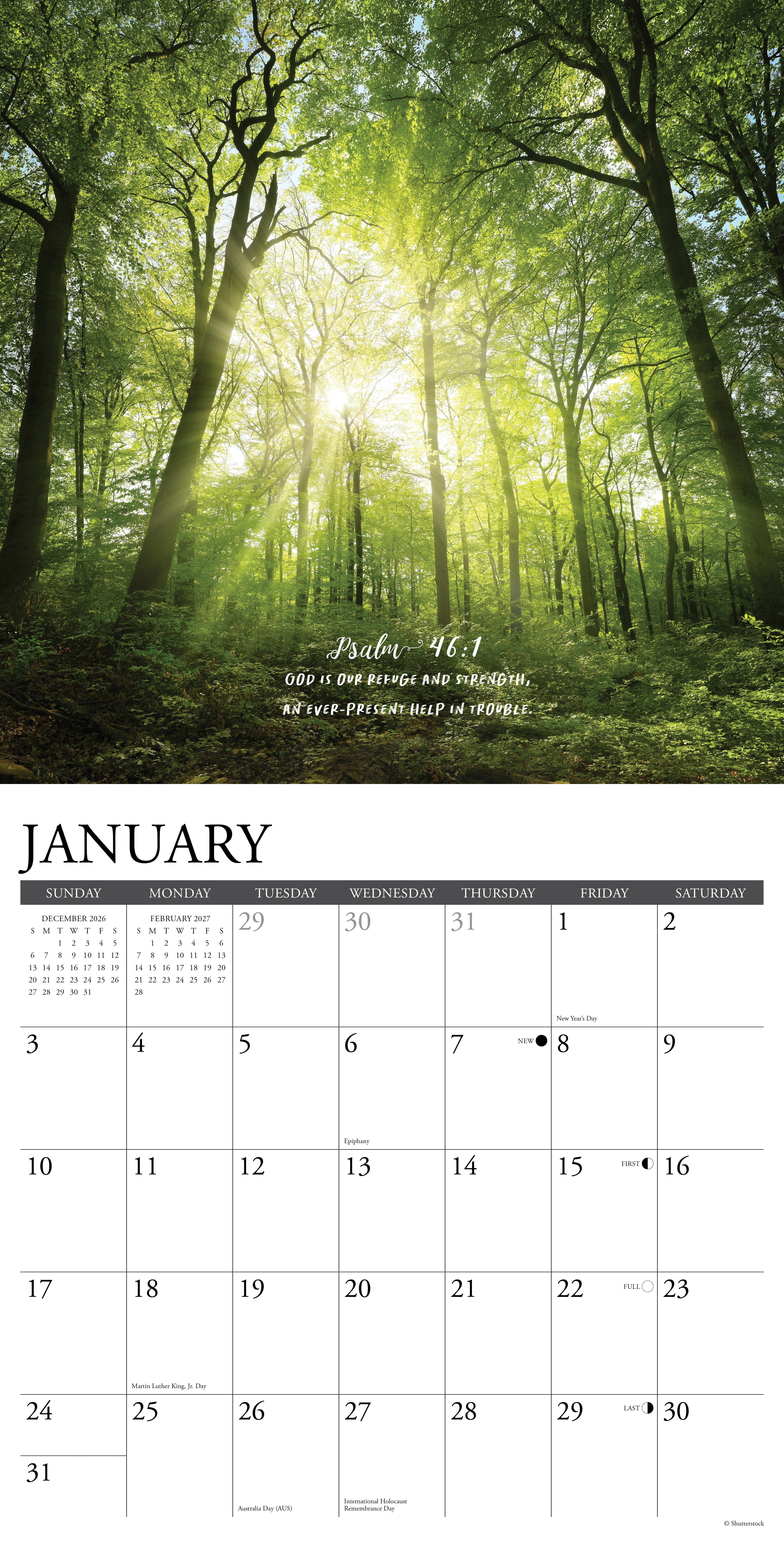 Willow Creek Press, God's Palette 2027 Wall Calendar