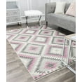 thumbnail image 4 of Soleil BR30N Taffy Tribal Moroccan gray Area Rug, 5'x7', 4 of 10