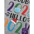 thumbnail image 6 of Qiylii Christmas Parent-child Pajamas Set, Letter Print T-shirt + Plaid Pants, 6 of 9