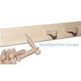 thumbnail image 5 of Clavijas Agitadoras Atornilladas De Madera Dura De Abedul - Longitud De Madera De 2,9 Pulgadas Más Perno Colgante - Paquete De 10, 5 of 5