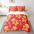 thumbnail image 2 of Homewish Cartoon Gingerbread Man 7-Piece Twin Bedding Set - Merry Christmas Xmas, 2 of 8